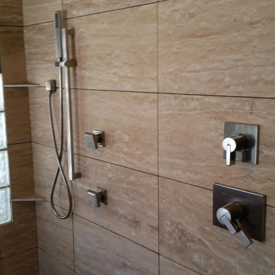 Shower fixture installation for Water Heater Replacement in Erie